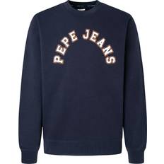 Pepe Jeans Bomuld Sweatere Pepe Jeans Sweatshirt Westend Sweat PM582524 Dunkelblau Regular Fit