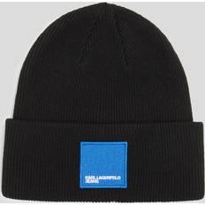 Karl Lagerfeld Hovedbeklædning Karl Lagerfeld Klj Logo Beanie, Woman, BLACK, One One