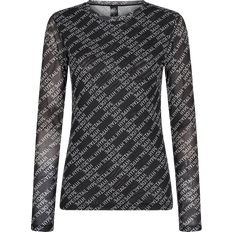 Hype The Detail Mesh Blouse - Black