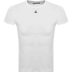 Vivienne Westwood Enskuldret / Enæremet Tøj Vivienne Westwood Orb peru' t-shirt white