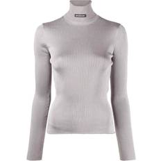 Balenciaga Polyester Overdele Balenciaga Ribbed Turtleneck Sweater