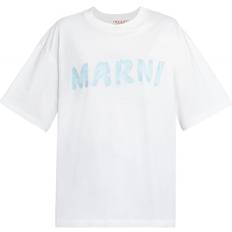 Marni S T-shirts Marni White Printed T-Shirt IT