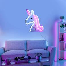 Leuchten Direkt Neon Unicorn LED-væglampe Vægarmatur
