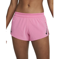 Plisseret - Polyester Bukser & Shorts Nike Women's AeroSwift Running Shorts - Pinksicle/Black