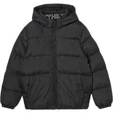 Drenge - Dunjakker Børnetøj Tommy Hilfiger Junior's Essential Padded Hooded Jacket - Black