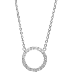 Dame - Justérbar størrelse - Sølv Halskæder Sif Jakobs Biella Necklace - Silver/Transparent