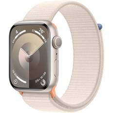 Apple Watch Series 9 GPS 45mm Starlight Aluminium Case Sport Loop