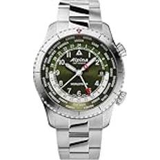 Alpina Herre Armbåndsure Alpina Watch AL-255GR4S26B, Quartz, 41mm, 10ATM