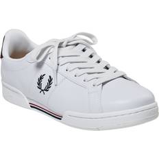 Fred Perry Herre Sko Fred Perry B722 Leather Trainers White