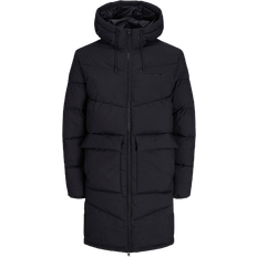 Herre - S - Sort Frakker Jack & Jones Puffer Coat - Black/Black