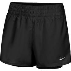 Nike Dame - Fitness - Træningstøj Bukser & Shorts Nike One 2-in-1 Dri-FIT High Waist Shorts - Black