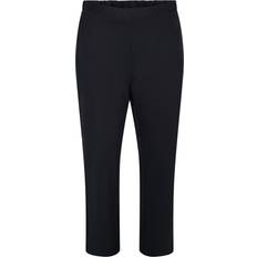 Zizzi 48 - Polyamid Tøj Zizzi Classic Width Pants - Black