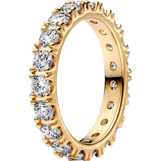 Pandora Ringe Pandora Sparkling Row Eternity Ring - Gold/Transparent
