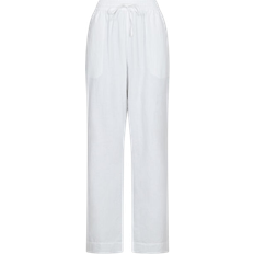 26 - Bomuld - Dame - Hoodies Tøj Neo Noir Sonar Linen Pants - White