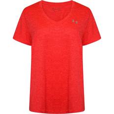 Under Armour 50 - Dame T-shirts Under Armour Tech Short Sleeve – Twist, T-shirt, dame Beta Pomegranate