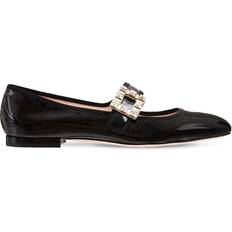 Roger Vivier 10mm Tres Patent Ballerinas Black 41.5 36.5