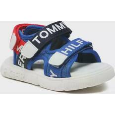 Tommy Hilfiger Logo Velcro Sandal T3C2-32910-1590 ROYAL/BLUE/RED