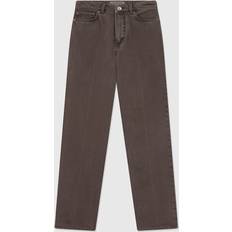 Wood Wood Bukser & Shorts Wood Wood Ilo Rigid Denim Jeans, Dark Coffee, W28/L32