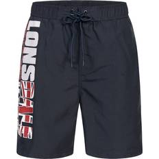 Lonsdale Badebukser Lonsdale Men's CARNKIE Shorts, Navy/Red/White