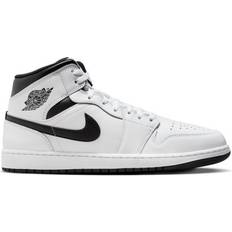 Nike 8,5 - Herre - Strikket stof Sneakers Nike Air Jordan 1 Mid M - White/Black