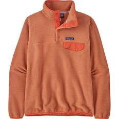Patagonia Dame Overdele Patagonia Lwt Synchilla Women's Snap T Pullover Sienna Clay