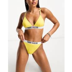 Gul - Nylon Bikinitrusser Tommy Hilfiger Archive High-Leg Logo Bikini Bottoms STAR FRUIT YELLOW