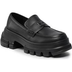 38 ½ - Herre - Læder Loafers Tommy Jeans chunky loafers in black40
