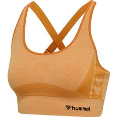 Dame - Orange Toppe Hummel Hmlclea Seamless Sports TOP