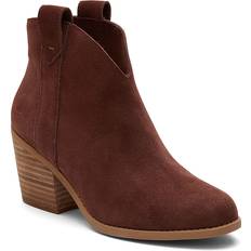 Toms 6,5 Ankelstøvler Toms Women's Brown Suede Constance Boots