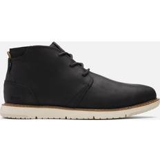 Toms 6,5 Ørkenstøvler Toms NAVI Mens Leather Boots Black: