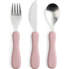 Sebra Silikone Babyudstyr Sebra Fanto Cutlery Set 3-pack
