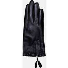 Decoy Handsker & Vanter Decoy Skind-handsker med glidelås læder sort