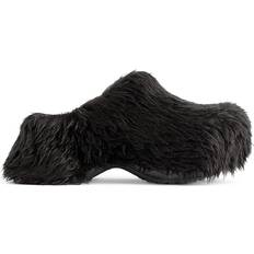 Balenciaga X Crocs Mule Fake Fur- Black
