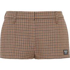 Prada Bukser & Shorts Prada Houndstooth Check Shorts