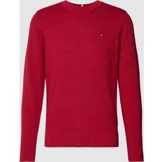 48 - Herre - XS Sweatere Tommy Hilfiger Chain Ridge Structure Neck Mand Sweaters hos Magasin Royal Berry