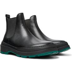 45 - Nubuck Ankelstøvler Camper Brutus Trek Ankle boots for Men Black, 5.5, Smooth leather