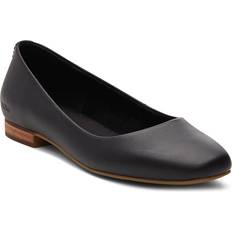 Toms 6,5 Ballerinasko Toms Women's Black Briella Leather Flat Shoes