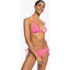 Pink Bikinisæt Roxy Beach Classics Tie Side Triangle-Bikini-Set Für Frauen