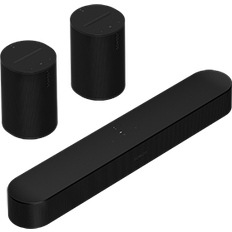 Sonos Optisk S/PDIF - Sort Soundbars Sonos Surround Set with Beam