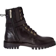 Tommy Hilfiger 11 Ankelstøvler Tommy Hilfiger Buckle Lace Up Boot - Black