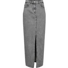 IRO V-udskæring Tøj IRO Finji Maxi Skirt in Grey. 34/2, 36/4