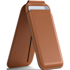 Satechi Glas Mobiltilbehør Satechi Kortholder Vegan-Leather Magnetic Wallet Stand Brun