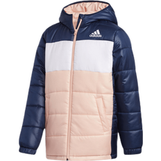 Adidas 92 Overtøj adidas Junior Padded Stadium Jacket - Pink/Blue/White