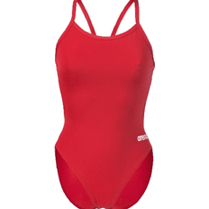 32 - Dame - Polyester Badedragter Arena Team Challenge Swimsuit - Red/White