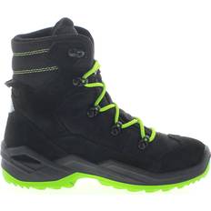 28 Klatresko Lowa Kid's Hiking Shoes GTX - Black Lime