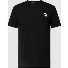 Karl Lagerfeld T-Shirt Herren Jersey Rundhals schwarz