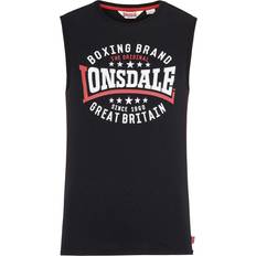 Lonsdale Herre Toppe Lonsdale muscleshirt s. agnes Schwarz