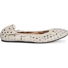 Isabel Marant Dame Lave sko Isabel Marant Belna leather ballet flats white