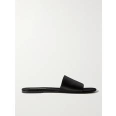 Saint Laurent Slides Men Black