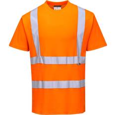 Portwest Herre Tøj Portwest Bomulds komfort kortærmet t-shirt Orange Størrelse: XXXL